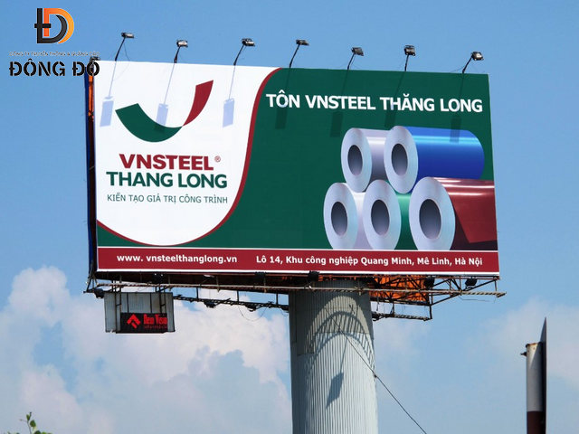 Bạt Hiflex làm billboard quảng cáo ngoài trời
