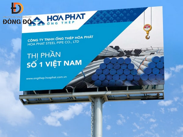 Biển quảng cáo ngoài trời billboard tập đoàn Hòa Phát