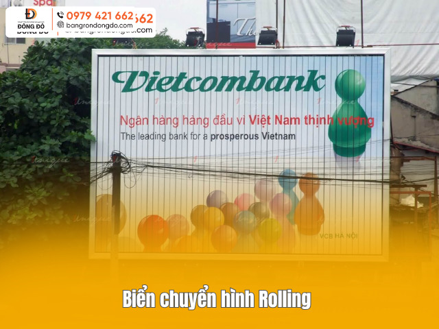 Biển bảng quảng cáo chuyển hình Rolling