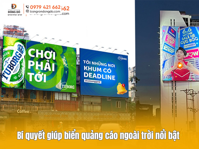 Các yếu tố giúp biển quảng cáo OOH nổi bật