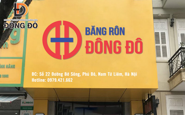 Băng rôn Đông Đô - Đơn vị treo, thiết kế băng rôn uy tín