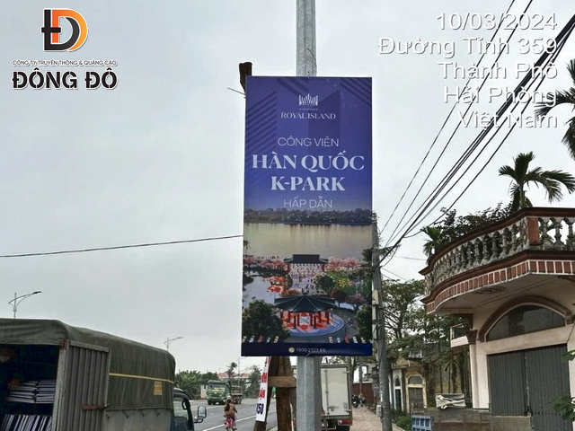 Dịch vụ treo phướn, bandroll giá rẻ tại Đông Đô