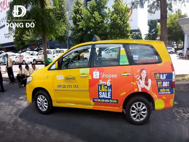 Luật dán decal quảng cáo trên xe ô tô