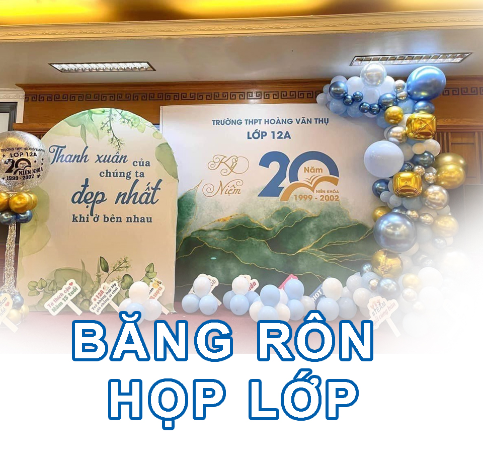 Các mẫu băng rôn họp lớp đẹp, giá rẻ