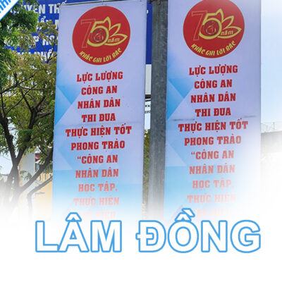 Treo băng rôn tại Lâm Đồng giá rẻ trọn gói
