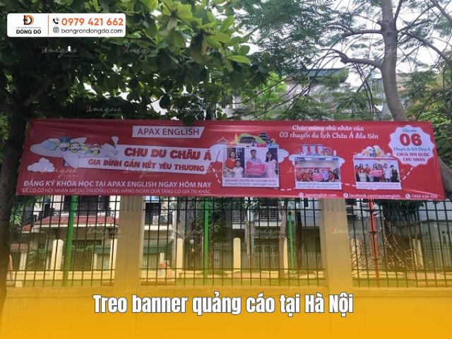 Treo banner quảng cáo tại Hà Nội