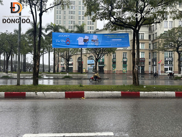 Treo băng rôn quảng cáo tại Mễ Trì, Nam Từ Liêm, Hà Nội