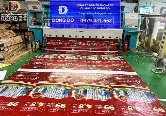 Đông Đô treo bandroll quảng cáo trọn gói tại Bắc Ninh