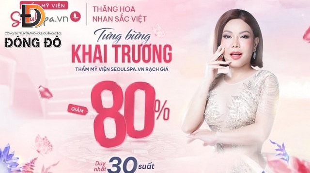 Mẫu banner khai trương thẩm mỹ viện