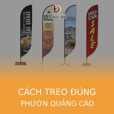 Cách treo phướn quảng cáo, băng rôn hiệu quả