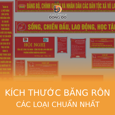 Kích thước băng rôn chữ nhật ngang dọc chuẩn nhất