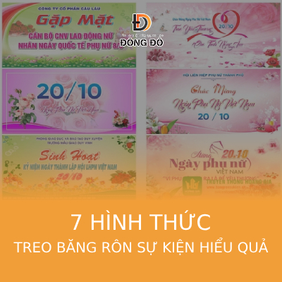 7 hình thức treo băng rôn sự kiện hiệu quả và thu hút