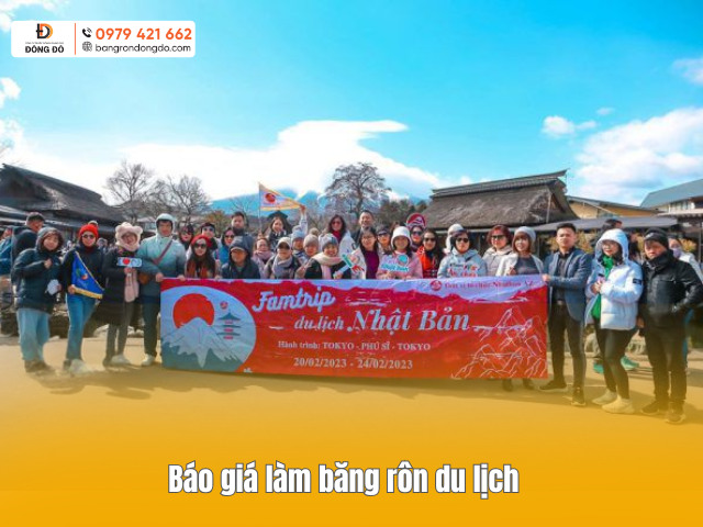 Giá làm băng rôn du lịch theo yêu cầu