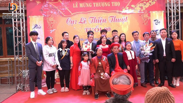 Mẫu bandroll tổ chức lễ mừng thọ ông bà
