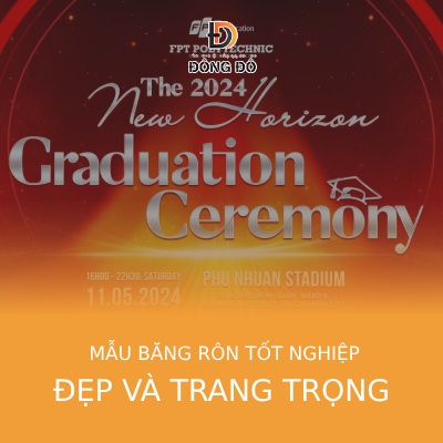 Top 20+ mẫu băng rôn tốt nghiệp đẹp và trang trọng nhất
