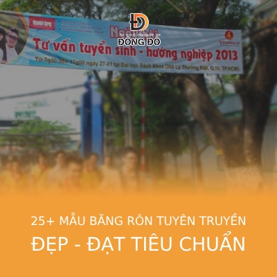 Top 25+ mẫu băng rôn tuyên truyền đẹp - đạt tiêu chuẩn quy định