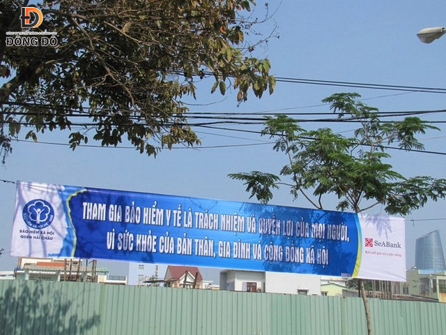 Thiết kế bandroll tuyên truyền thông ngang với điệp hiệu quả