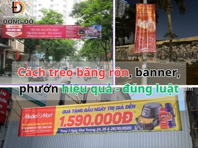 Treo băng rôn – phướn quảng cáo giá rẻ - Liên hệ 0979.421.662