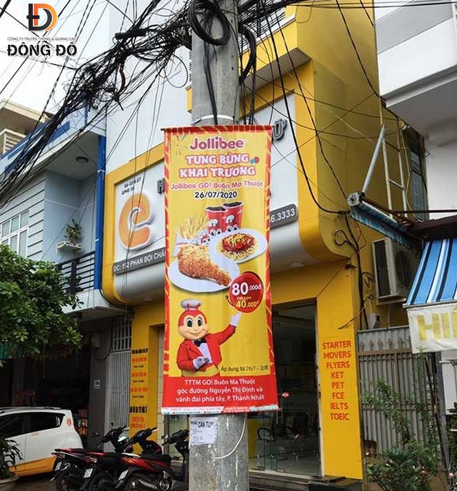 Dịch vụ treo băng rôn giá rẻ tại Công ty Đông Đô