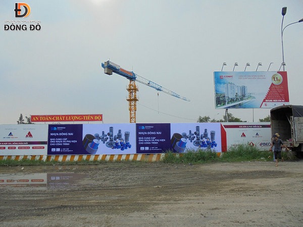 Hàng rào tôn chất lượng cao cho công trình xây dựng