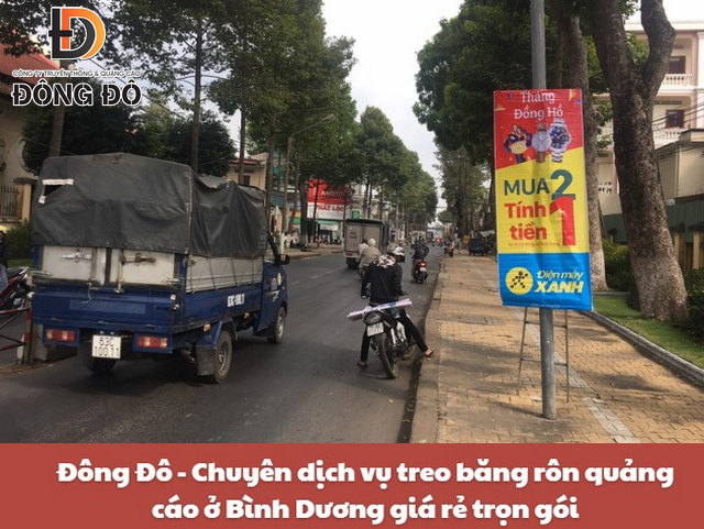 Dịch vụ treo băng rôn quảng cáo chuyên nghiệp tại Bình Dương