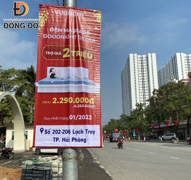 Treo băng rôn, phướn quảng cáo truyền thông hiệu quả và chi phí rẻ
