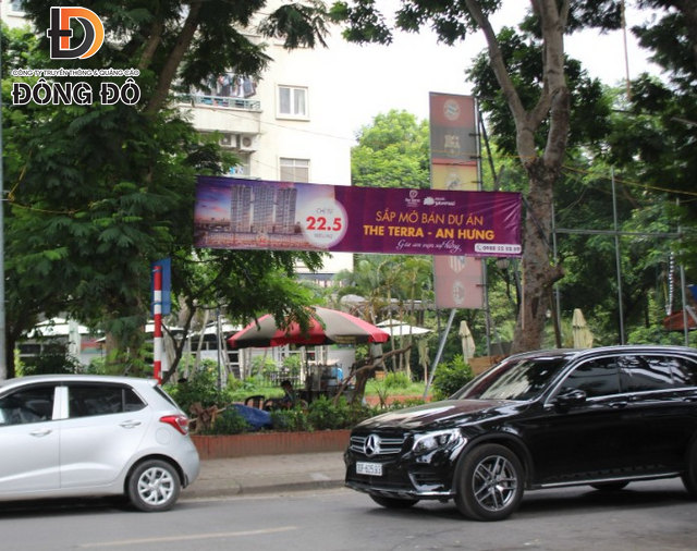Treo băng rôn quảng cáo ngang ở Hải Phòng