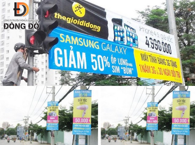 Kích thước băng rôn ngang và phướn dọc