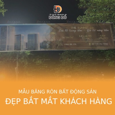 Top 20+ mẫu băng rôn bất động sản đẹp bắt mắt - thu hút khách hàng