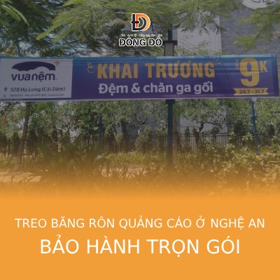 Dịch vụ treo băng rôn quảng cáo ở Nghệ An