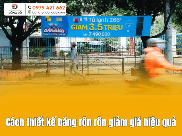 Cách thiết kế băng rôn giảm giá hiệu quả