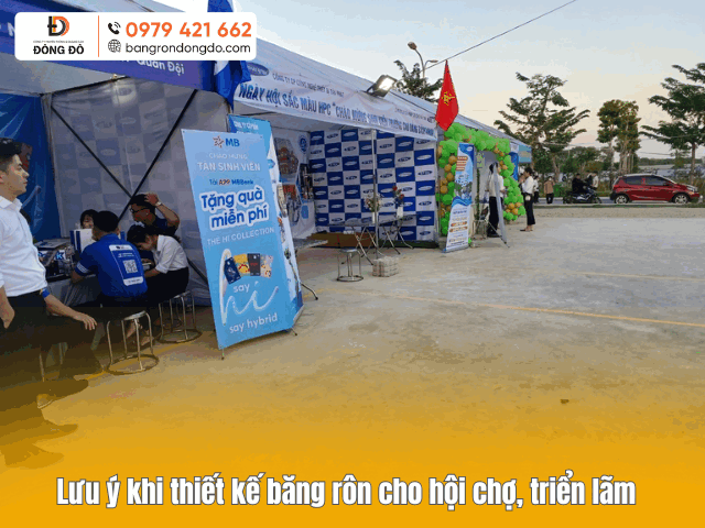 Lưu ý khi thiết kế băng rôn cho hội chợ, triển lãm