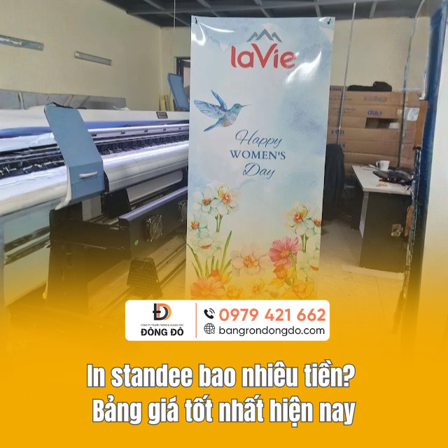 In standee bao nhiêu tiền​? Bảng giá tốt nhất hiện nay