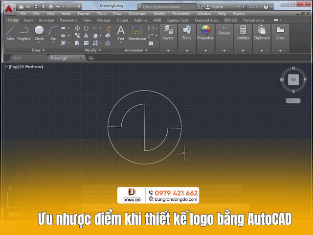 Ưu nhược điểm khi thiết kế logo bằng AutoCAD