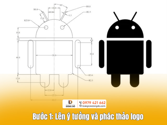 Bước 1: Lên ý tưởng và phác thảo logo
