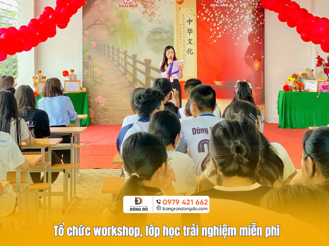 Tổ chức workshop, lớp học trải nghiệm miễn phí