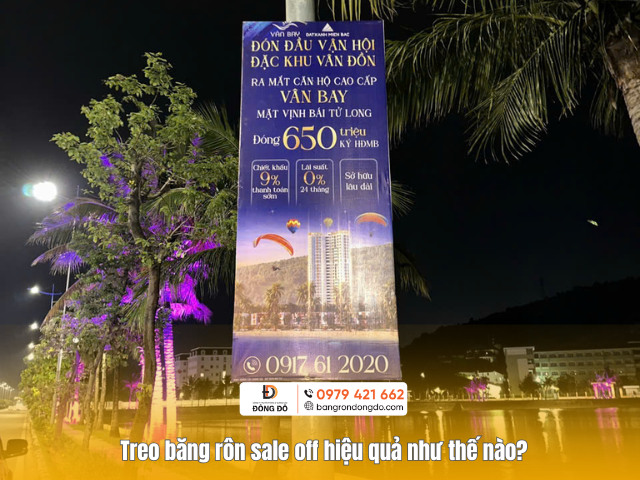 Treo băng rôn sale off hiệu quả như thế nào?